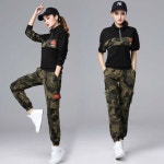 셔플댄스 의상 스퀘어 스텝 위장 M 블랙 라운드 반팔 : 백억부자할미스토어