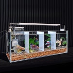 칸막이 어항 구피 베타 수조 수족관 파티션 물고기 사육장 탱크 : 업소 도매 팩토리