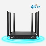 2.4GHz 300Mbps 오픈워트 와이파이6 라우터 무선 인터넷 언락 4G LTE Cat4 라우터 심 카드 슬롯 포함 가정용 라우터 : essenlogis