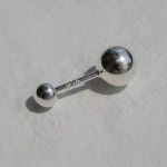 실버 925 미니 볼 피어싱 얇은 0.8mm 42종 : 핑크로켓