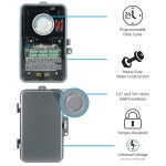 GE 24시간 기계식 타이머 40A 적재 용량 펌프 타이머 실외 NEMA 3R 등급 박스 범용 전압 교체 온수기 변조 방지 46536 : 엘리브룸