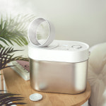 4L 대용량 스텐 초음파 간편통세척 자동습도조절 신생아 아기 무소음 올스텐 가습기 : CODE9