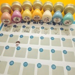 은하네 인성 도장 7종 만년 유아 교사 교육용 스탬프 : 은하네 잡화점