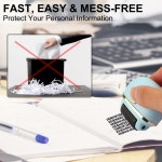 다기능 신원 보호 롤러 스탬프 개인 정보 보호 미니 개인 정보 보호 낙서 커버 인감 보안 2 5CM 롤러 Black : 울동네해외창고