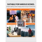 휴대용 발전소 사인파 태양광 발전기 야외 USB 모바일 고전력 공급 장치 200 300 400 500W : 라피드글로벌쇼핑