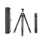 Falcam TreeRoot F38 Pro 61인치 탄소 섬유 삼각대, 퀵 락 여행 삼각대 용량 5kg/11파운드, 1/4인치 나사, 카메라용 휴대용 스트랩 구멍... 
