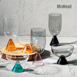 핸드메이드 모네프 투톤글라스 맥주잔 하이볼잔 디저트볼 10종 택1 붕규산 내열유리 : 프라이스클럽