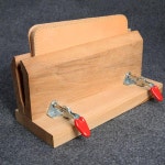 정밀한 가죽 스티칭  제작을 위한 포니 클램프 말 가죽 공예 테이블이 있는 손으로 꿰맨 가죽 바느질 도구 : 에이스동국상사