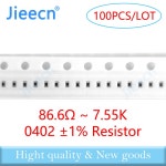 100pcs 97 49 SMD 499R 저항기 976R 6R 9K 0402 1.1K : ss-company16