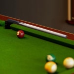 2개 미니 당구 큐, 좁은 공간용 짧은 나무 가볍고 편안한 그립, 도구 : 득탬존