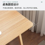 간이 책상 가정용 학생 원목 다리 심플 공부 컴퓨터 의자 탁자 침실 : 직구에반