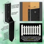 위마트 헤비 듀티 스틸 펜스 포스트 앵커 x4 수리 키트 검은색 2개 세트 8 : 모두채움스토어