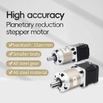 EYPVCLST 1pcs Nema8 11 14 17 23 24 고 Tq 0 1-32nm 미니 스테퍼 모터 2상 4선 비율 15, 드라이버-UM242 : 쿤스브로로
