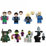 판타스틱4 피규어 세트 슈퍼히어로 원더풀 악당 G0159 스쿠루 스파이더맨 블록 인형 굿즈 : 깁미깁미