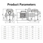 고압 전기 순환 수영장 펌프 : 전기공업사