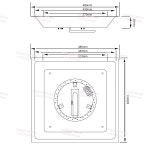 480mm 정사각형 오목형 화로 히터 시스템 가스 저압 스테인리스 스틸 용광로 : 프라임상사19