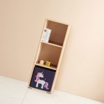 H6355 3단 3칸 고무나무 낮은책장 1color : 영점일톤