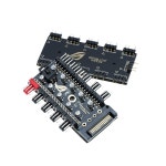 1 10 허브 SATA/4PIN 분배기 PWM 어댑터 C 쿨러 컨트롤러 팬 냉각 PC 5V 3핀 연장선 1 : 백억부자할미스토어