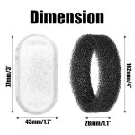 DS SH 16팩 필터 스테인리스강 음수대 디스펜서 분수 2L 있는 교체 유량 8개와 : 테크브릭스