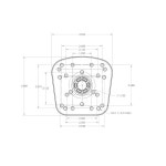 스코티 367 피쉬 파인더 마운트 - 최대 9인치 디스플레이, 블랙 One Size : 노베어1