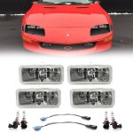 DS YF USR 1993 크리스탈 H4352 변환 호환 램프 스타일 전구 라이트 밀폐형 1 93 97 Camaro Sealed Bea : 모션픽셀