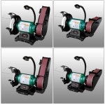 6/8 인치 H6280/H8280 220V 370W 2850RPM 금속/목공 연마 용 φ12.7mm 샤프트가있는 그라인딩 휠 벨트 샌더 : 프라임상사9