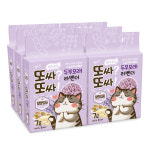 또싸또싸 고양이 두부모래 일반입자 녹차, 7L, 6개 : 두리펫