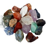 스톤을 위한 선익 텀블링, 1 0.8 어소시티드 Fluorite 내추럴 결정, 암석 원석, 1파운드 -1.5 460그램 약 캡빙, 1 Fluorite 0.8 -1.5 : maap1