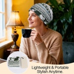 남성용 여성용 여름 비니 보호 모자 왜소 케모 캡 암 머리 배기 해골 수면 나이트캡 A-g1528-stripped One Size : 초송