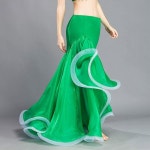 로열 스미엘라 벨리 댄스 스커트 댄서 여성용 의상 맥시 피쉬테일 러플 인어 카니발 : 프라임 마켓