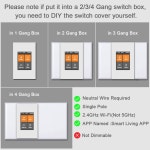 LANBON L8 LCD 스마트 라이트 스위치 4 Gang 단극, 딤 없음, 중립 와이어 필요, 알렉사/ 홈과 함께 작동하는 터치 2 4G WiFi 스위치, 홈을... 