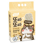 또싸또싸 고양이 두부모래 초극세입자 오리지널, 7L, 6개 : 두리펫