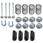 레이 석면 H4094 프로페셔널 등급 드럼 브레이크 슈 홀드 다운 키트 One Size : 노아로