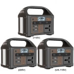 100W 휴대용 태양광 발전소 110V/220V 야외 캠핑 파워 뱅크 LED 디스플레이 배터리 : 다이렉트스토어3