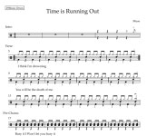 Time is Running Out - Muse(뮤즈) : 노랑새 드럼악보 하우스