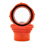 캠코 라이노플렉스 클리어 RV 하수 호스 엘보우 4-in-1 어댑터 포함... 악취 방지 기능 제공 - 4가지 크기의 덤프 스테이션 입구 39 : 정다움한가득