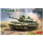 RYE FIELD 5147 1/35 T55AM1 주력 전차 작동  트랙 포함 모델 키트 : JDmall04