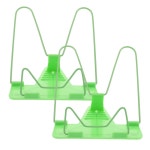 2Pcs 다목적 책장 조정 가능한 책 지원 가정용 사무실 도서관 기숙사 녹색을위한 경량 휴대용 : 더프레스티지샵