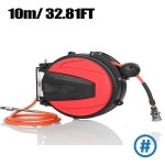 2025년 핫 리트랙터블 에어 호스 릴 85mm 65FT 플렉스 하이브리드 컴프레서 리드인 퀵 커넥트 마운트 : 스마일마켓18