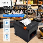 HZTZ HZ-8360 자동 커터 영수증 프린터, 레스토랑 주방 POS 프린터, USB LAN 블루투스, 80mm : 프린스타55