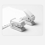 1개 미니 캔디 컬러 홀 펀치 수동 단일 원형 루즈리프 종이용 사무실 학교용 F7898 : 블랙퍼플마켓