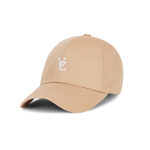 모노그램 소프트 오버핏 볼캡 베이지 : 바잘