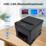 HZTZ HZ-8360 자동 커터 영수증 프린터, 레스토랑 주방 POS 프린터, USB LAN 블루투스, 80mm : 프린스타55