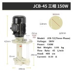 선반용 쿨런트 펌프 단상3상 45 기계용 W 펌프JCB 15 three 공작 phase 81-CG : 트렌디구대9