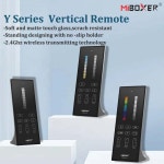 Miboxer 스탠딩 원격 3존 2.4GHz RF Y 시리즈 Y1 Y2 Y3 소프트 매트 스크래치 방지 저장 장면 Dim/CCT/RGB+CCT : 프라임상사20