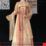 무대 의상 중국 Hanfu 스커트 꽃 자수 한 당나라 드레스 민속 : 고래총판