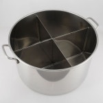 전골 오뎅 꼬치 업소용 찌개 구 샤브샤브 어묵 냄비 스텐 캠핑 인덕션 양수 30cm x 15cm 수프냄비 : 중랑지구26호