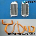 KTM LC4 640 660 620 625 수냉식 4행정용 알루미늄 라디에이터 및 실리콘 호스 키트 : 유진상사7