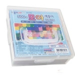 종이나라 모아 색종이 500매 케이스포함 어린이집 창작 종이접기 유치원 문양 준비물 단면 : 두번째 겸스토어