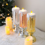 [데코앤키친] 촛대 워터볼 오르골 2.핑크/6-9 : 데코앤키친